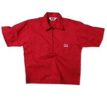 BEN DAVIS USA【HALF ZIP S/S SHIRTS】半袖ハーフジップシャツ(ショート丈カスタム)