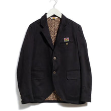 【HEY LADIES JKT ST - BLK/LEO】 - ヘイレディースジャケット(ブラック/レオパード)