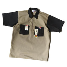 BEN DAVIS USA【2TONE COLOR HALF ZIP S/S SHIRTS】2トーンカラーハーフジップ半袖シャツ