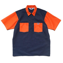 BEN DAVIS USA【2TONE COLOR HALF ZIP S/S SHIRTS】2トーンカラーハーフジップ半袖シャツ