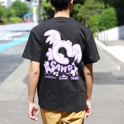 GO OUT 6月号掲載商品  CAMP7【Naoki “SAND” Yamamoto GRAPHIC S/S TEE】グラフィックTシャツ(抗菌防臭・UVカット)