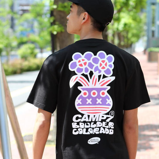 CAMP7【Naoki “SAND” Yamamoto GRAPHIC S/S TEE】Naoki “SAND” YamamotoグラフィックTシャツ(抗菌防臭・UVカット)