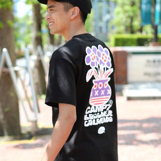 CAMP7【Naoki “SAND” Yamamoto GRAPHIC S/S TEE】Naoki “SAND” YamamotoグラフィックTシャツ(抗菌防臭・UVカット)