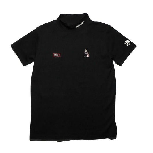BENCH AT THE GREENE GOLF / LADIES EMBRO MOCK NECK SHIRT(レディース)