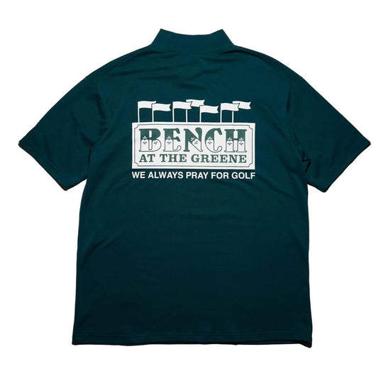 BENCH AT THE GREENE GOLF / LADIES EMBRO MOCK NECK SHIRT(レディース)