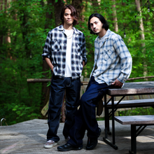 BEN DAVIS【OMBRE CHECK OP COL SHIRTS】