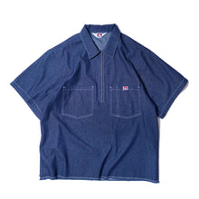 BEN DAVIS【DENIM Half Zip Shirts】