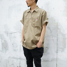 BEN DAVIS USA【SOLID HALF ZIP S/S SHIRTS】ハーフジップ半袖シャツ