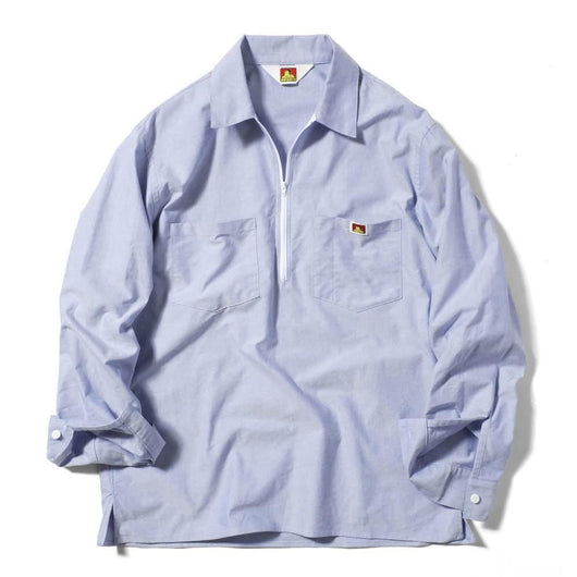 【HALF ZIP SHIRTS】オックスフォードハーフジップシャツ