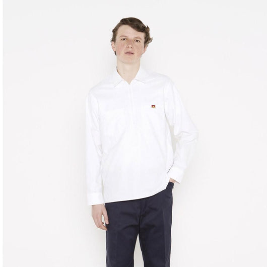 【HALF ZIP SHIRTS】オックスフォードハーフジップシャツ