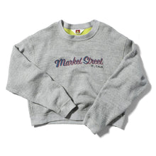 【SWEAT SHIRTS WITH PRINT】クルースウェット (MKT STロゴ)/ショートワイド