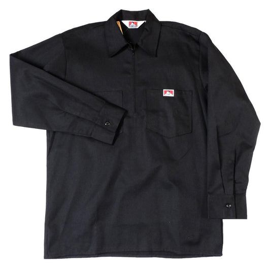 BEN DAVIS USA【SOLID HALF ZIP L/S SHIRTS】ハーフジップシャツ長袖