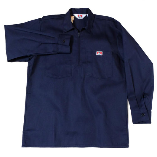 BEN DAVIS USA【SOLID HALF ZIP L/S SHIRTS】ハーフジップシャツ長袖