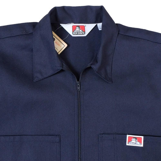 BEN DAVIS USA【SOLID HALF ZIP L/S SHIRTS】ハーフジップシャツ長袖