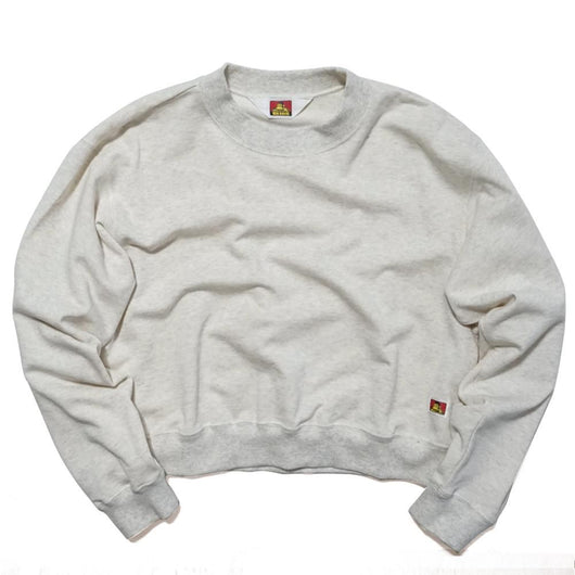 【SWEAT SHIRTS】裏毛クルースウェット/ワイドシルエット