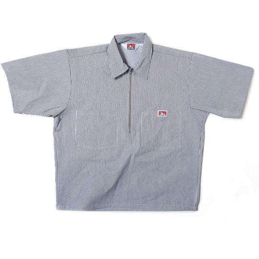 BEN DAVIS USA【HALF ZIP S/S SHIRTS】半袖ハーフジップシャツ（ショート丈カスタム）