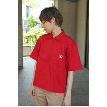 BEN DAVIS USA【HALF ZIP S/S SHIRTS】半袖ハーフジップシャツ（ショート丈カスタム）