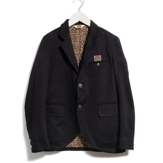 【HEY LADIES JKT ST - BLK/LEO】 - ヘイレディースジャケット（ブラック／レオパード）