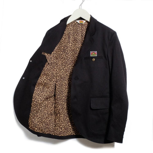 【HEY LADIES JKT ST - BLK/LEO】 - ヘイレディースジャケット（ブラック／レオパード）