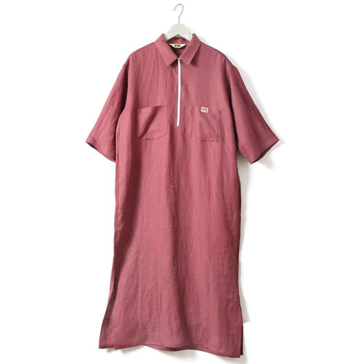 【HALF ZIP ONE-PIECE】ハーフジップワンピース