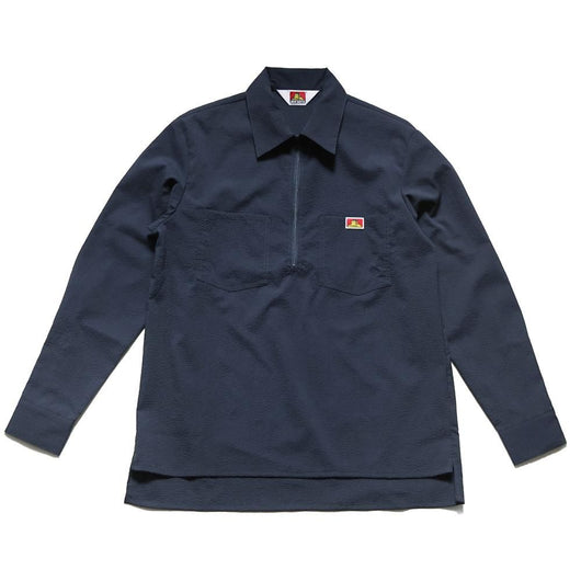 【HALF ZIP C/M SHIRTS】ハーフジップシャツ（クールマックス・シアサッカー）