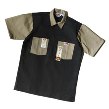 BEN DAVIS USA【2TONE COLOR HALF ZIP S/S SHIRTS】2トーンカラーハーフジップ半袖シャツ