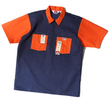 BEN DAVIS USA【2TONE COLOR HALF ZIP S/S SHIRTS】2トーンカラーハーフジップ半袖シャツ