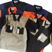 BEN DAVIS USA【2TONE COLOR HALF ZIP S/S SHIRTS】2トーンカラーハーフジップ半袖シャツ