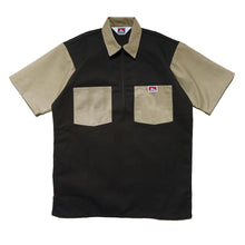 BEN DAVIS USA【2TONE COLOR HALF ZIP S/S SHIRTS】2トーンカラーハーフジップ半袖シャツ