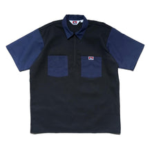 BEN DAVIS USA【2TONE COLOR HALF ZIP S/S SHIRTS】2トーンカラーハーフジップ半袖シャツ