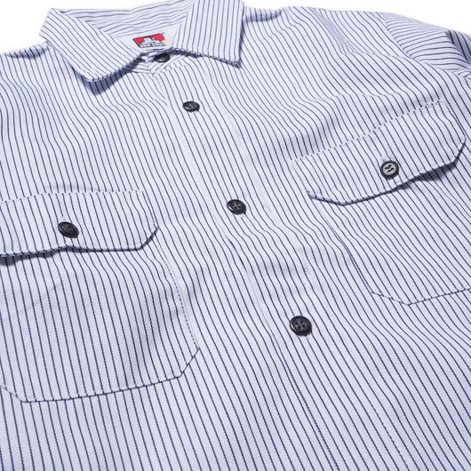 BEN DAVIS USA【PIN STRIPE WORK SHIRTS】ピンストライプワークシャツ