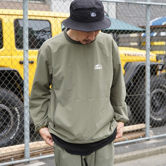 CAMP7【4way STRETCH PULLOVER】ストレッチロングスリーブ/GO OUT 3月号 vol.137 掲載商品