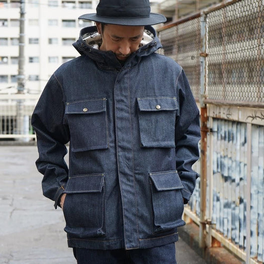 GO OUT vol.145 11月号掲載商品【FLAME RETARDANT WORK JACKET】難燃デニムジャケット