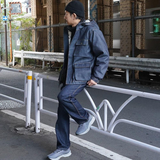 GO OUT vol.145 11月号掲載商品【FLAME RETARDANT WORK JACKET】難燃デニムジャケット