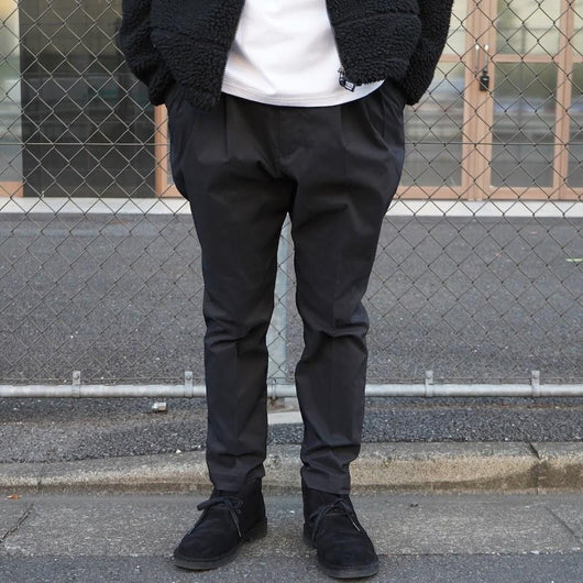 【3TUCK TAPERED PANTS】3タックテーパードパンツ