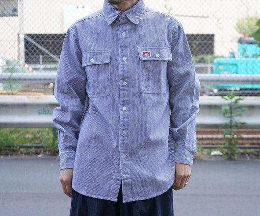 GO OUT vol.163 5月号掲載商品  BEN DAVIS USA【HEAVY WEIGHT WORK SHIRTS】ヘビーウェイトワークシャツ