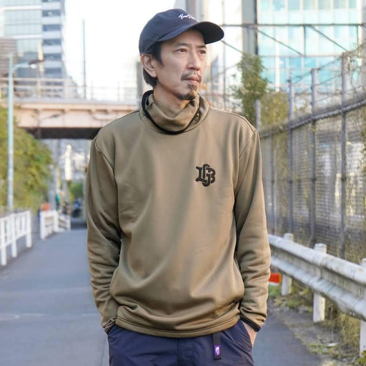 BENCH AT THE GREENE【HIGH NECKED P/O FLEECE】ハイネックプルオーバーフリース