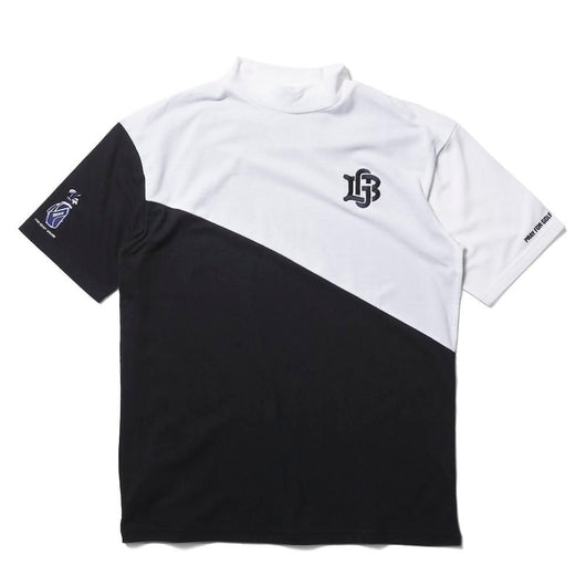 BENCH AT THE GREENE GOLF / 鹿の子切り替えモックネック