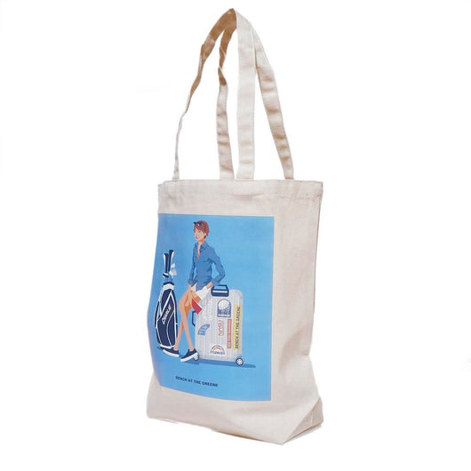 BENCH AT THE GREENE GOLF / PRINT TOTE
