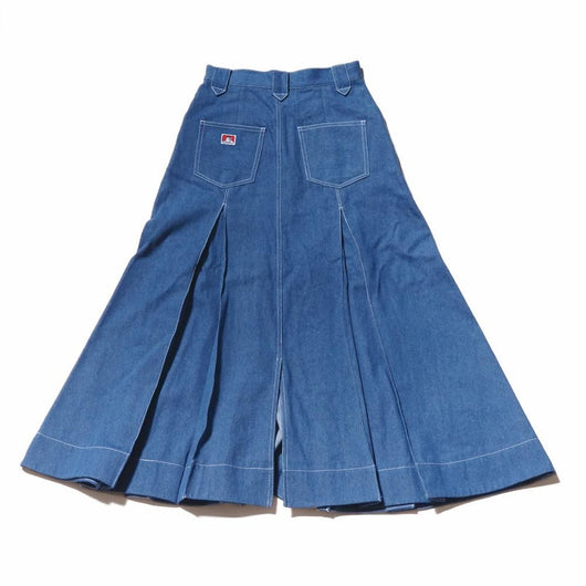 BEN DAVIS 【DENIM PLEATED SKIRT】デニムプリーツスカート
