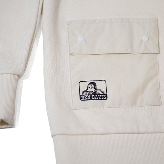 BEN DAVIS 【EMBRO SWEAT SHIRTS】刺繍スウェットシャツ