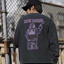 BEN DAVIS【PRINT LONG T-SHIRTS】プリント長袖Tシャツ（VINTAGE加工）