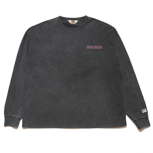 BEN DAVIS【PRINT LONG T-SHIRTS】プリント長袖Tシャツ（VINTAGE加工）