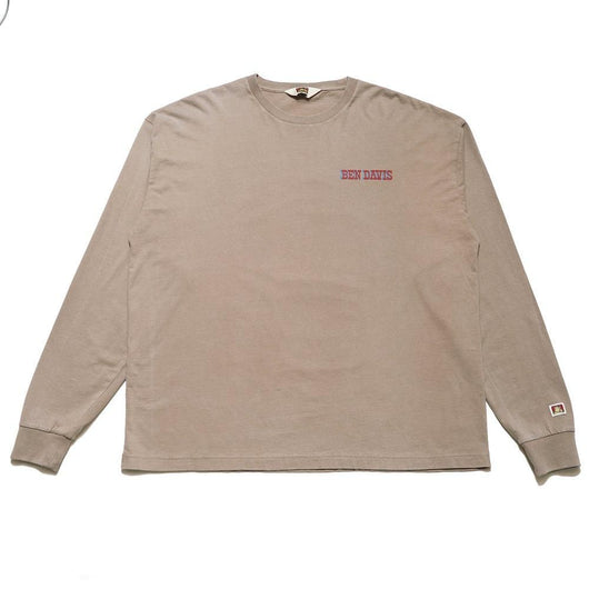 BEN DAVIS【PRINT LONG T-SHIRTS】プリント長袖Tシャツ（VINTAGE加工）