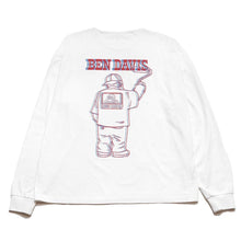 BEN DAVIS【PRINT LONG T-SHIRTS】プリント長袖Tシャツ（VINTAGE加工）