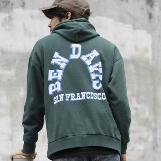 BEN DAVIS 【PRINT SWEAT PARKA】プリントスウェットパーカ