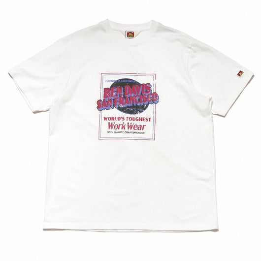 BEN DAVIS【PRINT T-SHIRTS 3】プリントTシャツ（ヴィンテージ加工）