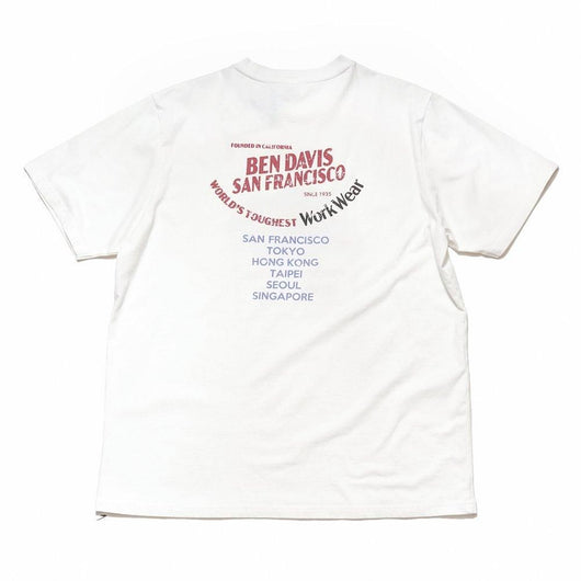 BEN DAVIS【PRINT T-SHIRTS 3】プリントTシャツ（ヴィンテージ加工）