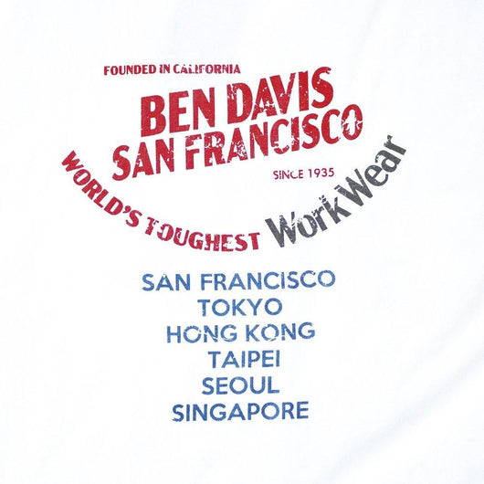 BEN DAVIS【PRINT T-SHIRTS 3】プリントTシャツ（ヴィンテージ加工）