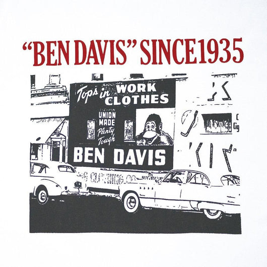 BEN DAVIS【PRINT T-SHIRTS 6】プリントTシャツ（ヴィンテージ加工）
